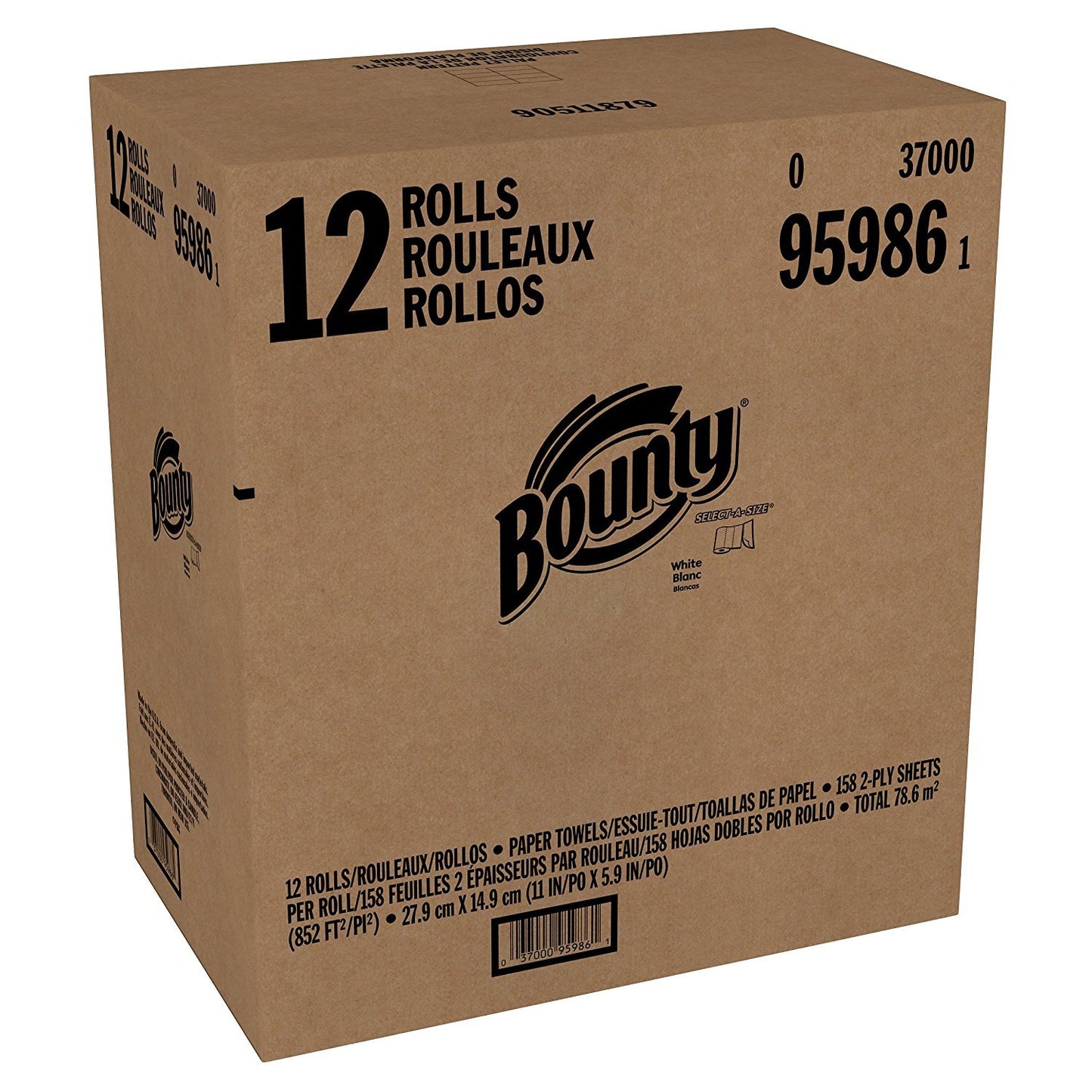 Bounty Paper Towels, 12 Pack