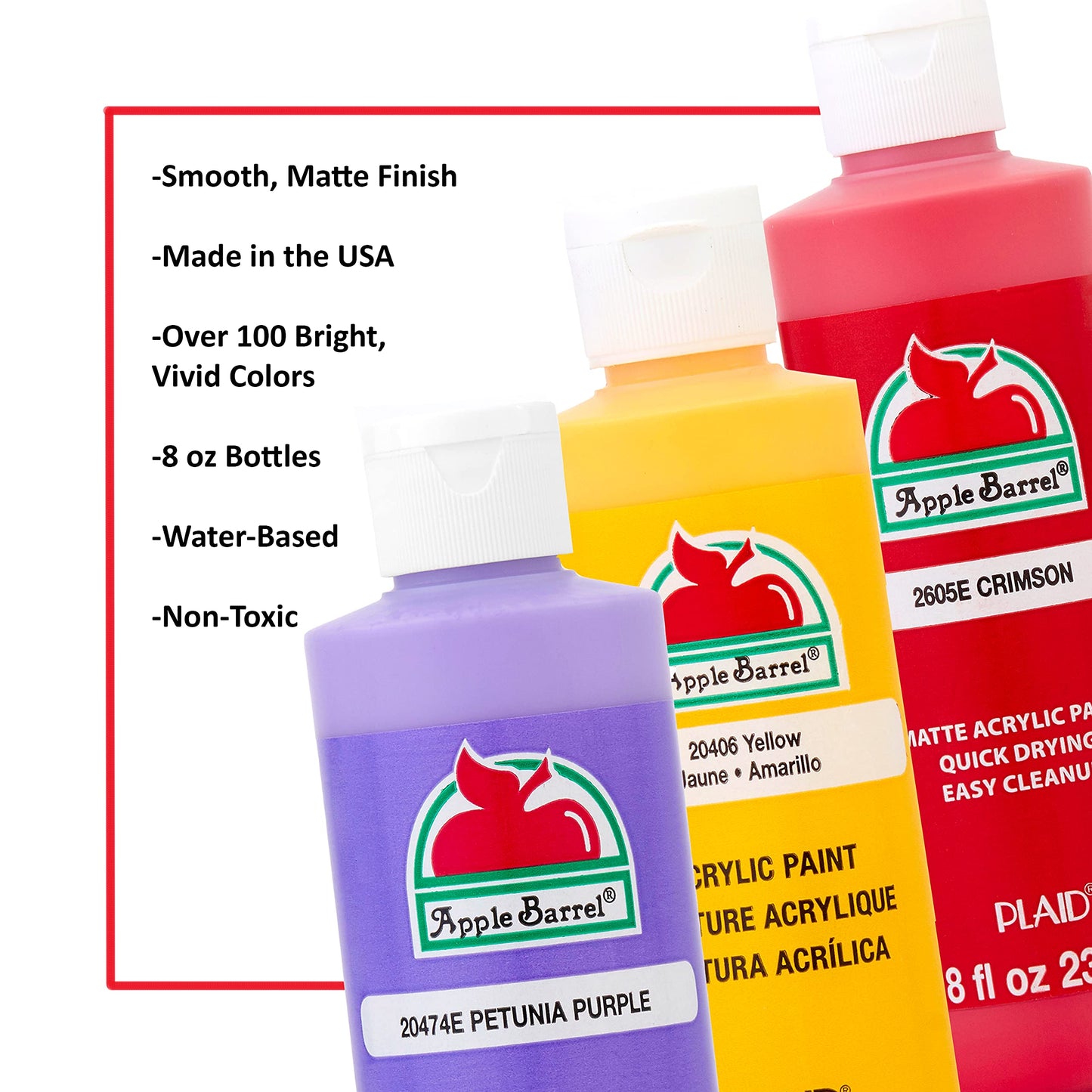 Apple Barrel Acrylic Paint (8 Ounce), Pink Parfait, 8 Fl Oz