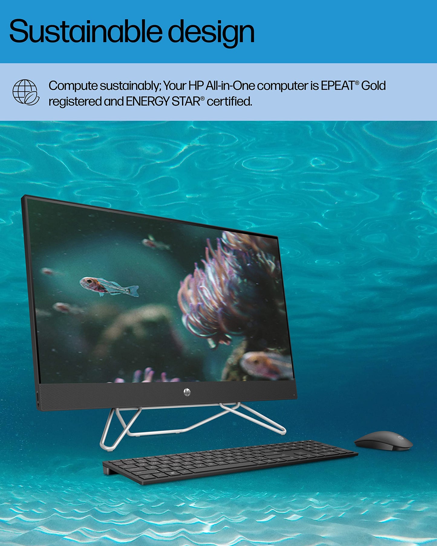 HP All-in-One Bundle PC, 27" FHD Micro-Edge Display, 12th Generation Intel Core i7 Processor, Iris X Graphics, 12 GB RAM, 256 GB SSD+1 TB, Windows 11 Pro OS, Wi-Fi (27-cb1072, 2022)
