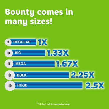 Bounty Select-A-Size Print Paper Towels, 2 Count