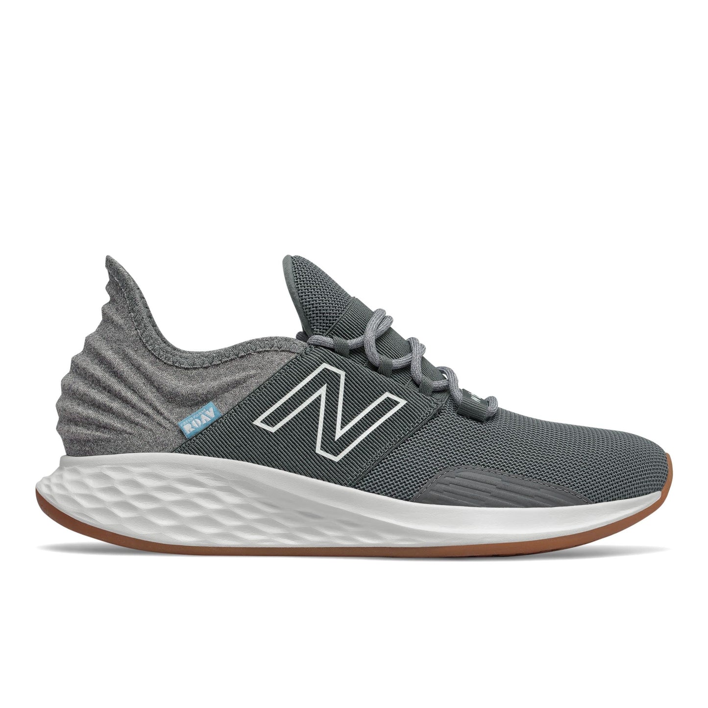 New Balance Men's Fresh Foam Roav V1 Sneaker, Lead/Light Aluminum, 10.5
