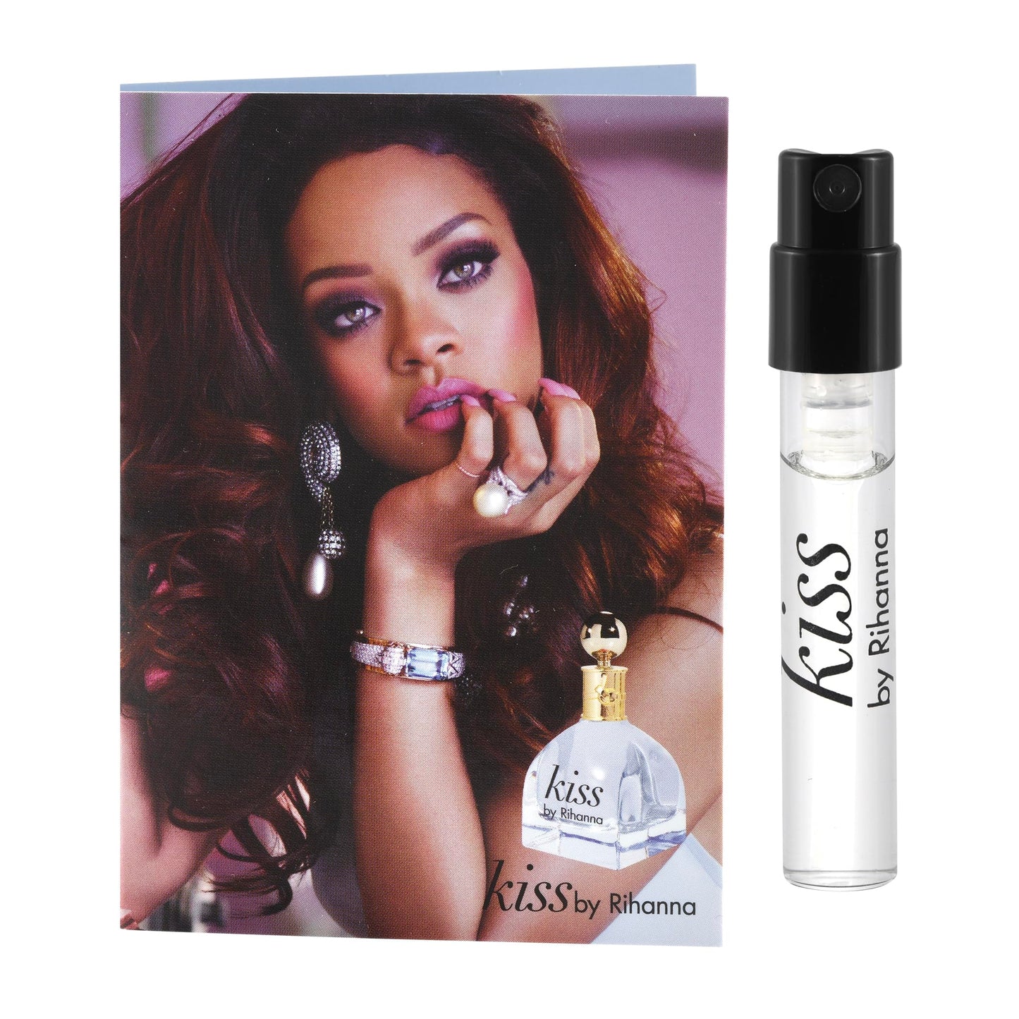 6 Rihana perfume samples for women: Crush, Reb'l Fleur, Kiss, Rogue, Rebelle, and Nude. Fragrance sample vial bottles perfume Set. Great for small gift or to try before purchasing bigger bottles.