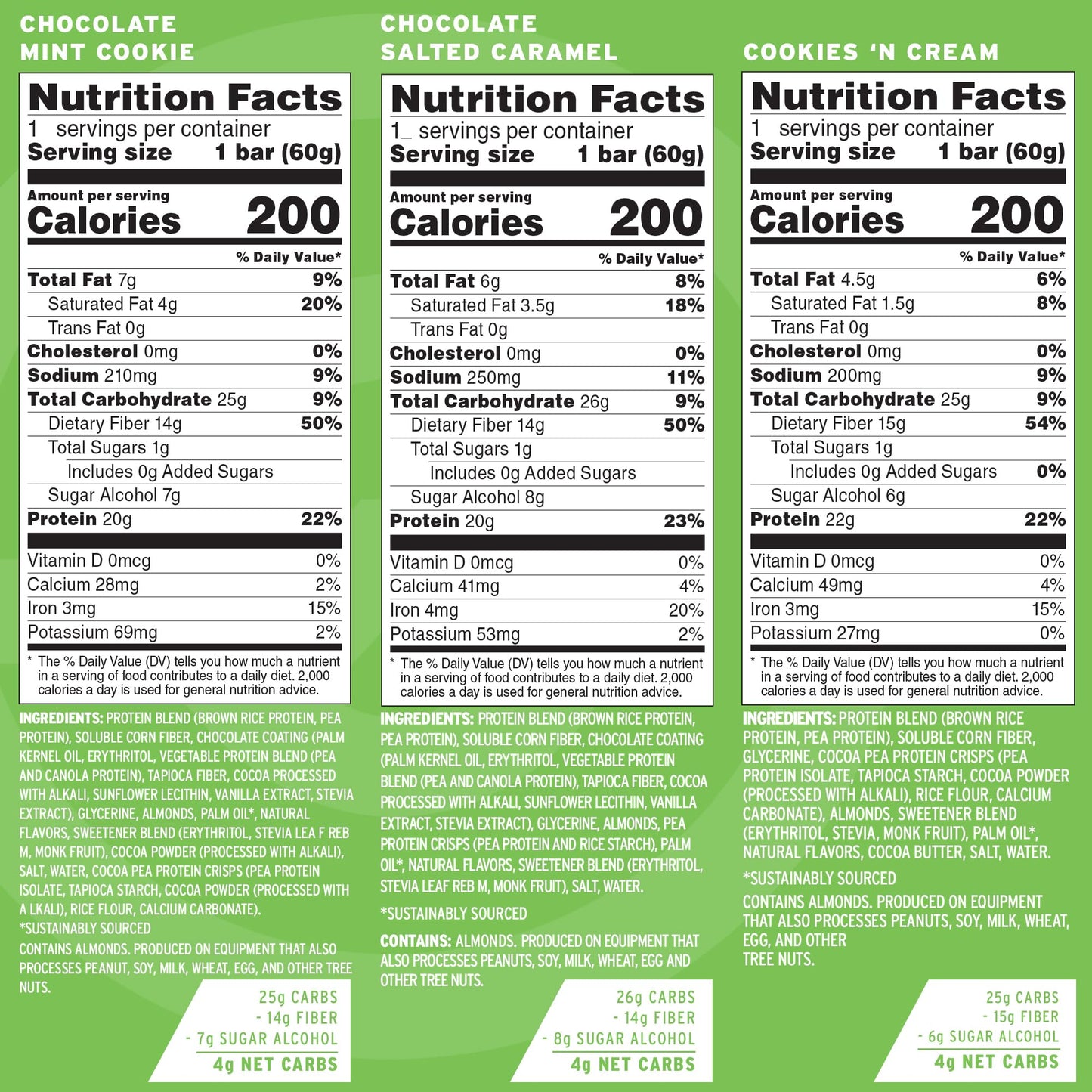 No Cow Protein Bar Brand Sampler, 20g Plus Plant Based Vegan, Keto Friendly, Low Sugar, Low Carb, Low Calorie, Gluten Free, Naturally Sweetened, Dairy Free, Non GMO, Kosher, 12 Pack
