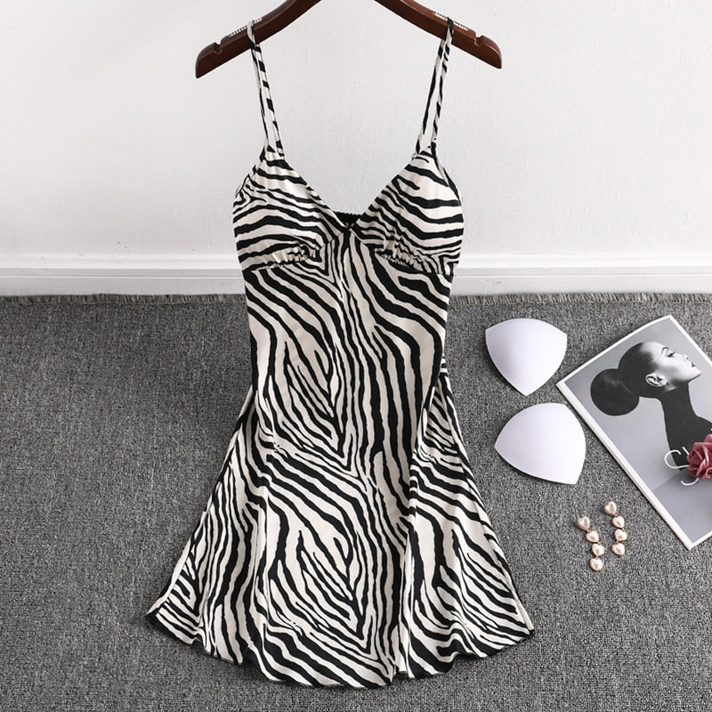 Lace Women's Nightdress Girl Sleepwear Silk Pijama Woman Dress Female Sling Nightwear Clothing 2021 Fashion Ladies Homewear