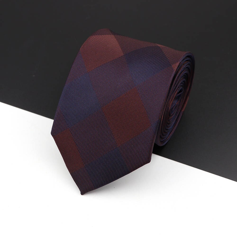 Fashion Polyester Necktie For Men Business Meeting Gravatas Homens Men's Formal 7cm Slim Striped Solid Tie Shirt Accessories Lot