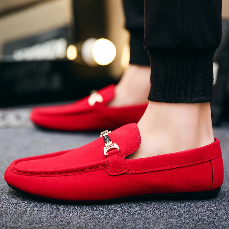 new Summer Men Loafers Shoes Fashion Peas Driving Shoes Men Sneakers Flat Man Walking Footwear Big Size 38-46 Men's Casual Shoes