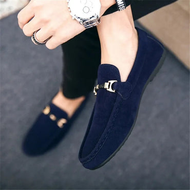 Men Shoes Black Blue Red Loafers Slip on Male Footwear Adulto Driving Moccasin Soft Comfortable Casual Shoes Men Sneakers Flats