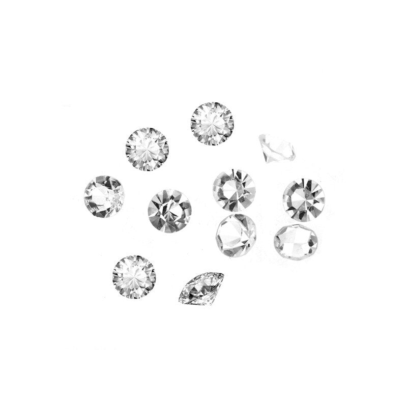 12pcs/Lot Fashion 3mm 4mm 5mm Round Glass Charms Birthstone January To December Charms Locket