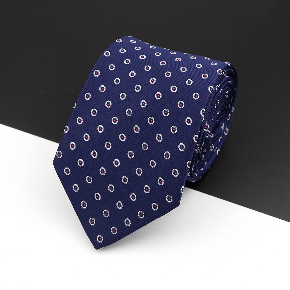Fashion Polyester Necktie For Men Business Meeting Gravatas Homens Men's Formal 7cm Slim Striped Solid Tie Shirt Accessories Lot
