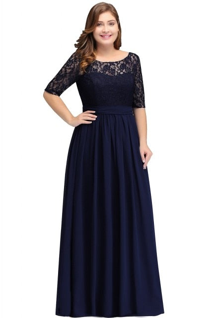 24Hours Ship New Arrivals Long Evening Dresses Chiffon Mother of the Bride Dresses with Formal Party Dress Robe De Soiree