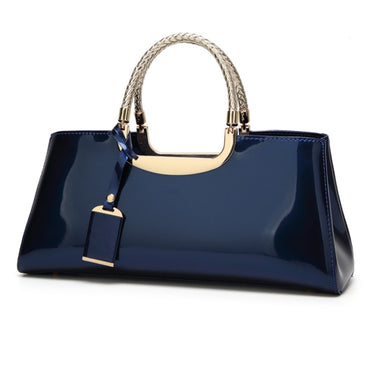 2021 Sexy fashion Light Plastic Patent Leather Portable Female Bag Shoulder Wedding Bag Bridal Bag