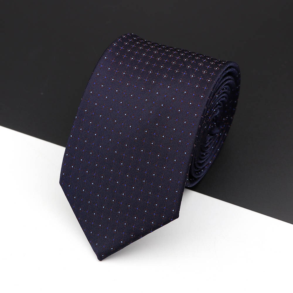 Fashion Polyester Necktie For Men Business Meeting Gravatas Homens Men's Formal 7cm Slim Striped Solid Tie Shirt Accessories Lot