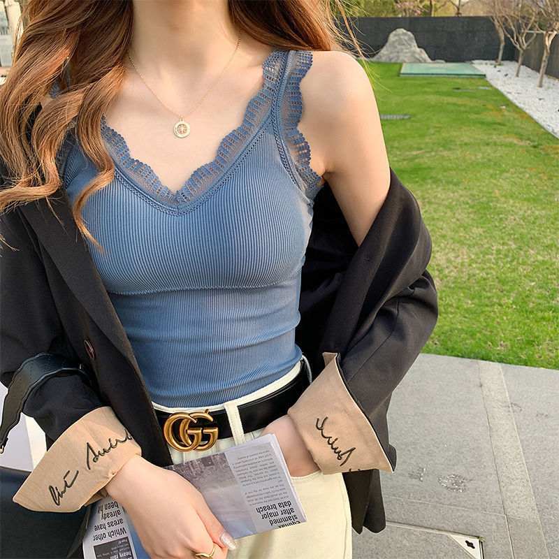 Summer Top Women Sleeveless Lace Tank Top Sexy Women's T-shirt Vest Tank Tops Female Vest Tops White Black Underwear Women