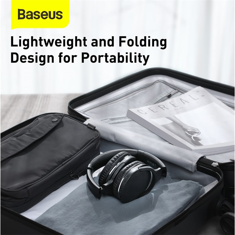 Baseus D02 Pro Wireless Headphones Bluetooth Earphone 5.3 Foldable Headset