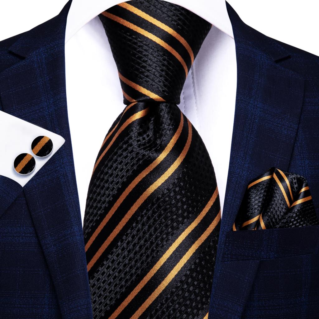 Hi-Tie Blue Business Solid 100% Silk Men's Tie NeckTie 8.5cm Ties for Men Formal Luxury Wedding High Quality Gravata