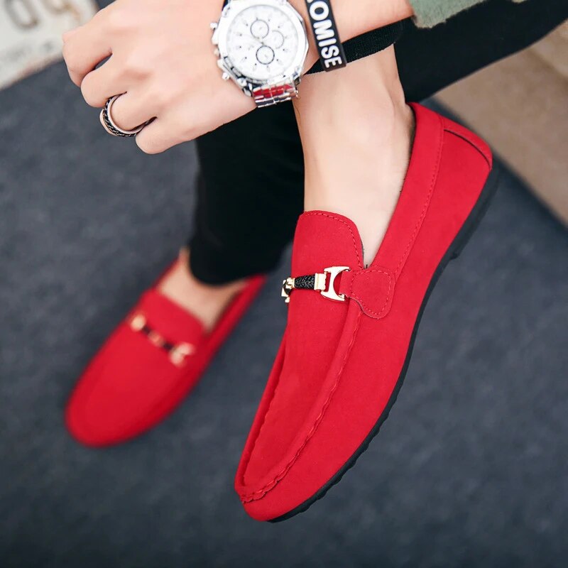 new Summer Men Loafers Shoes Fashion Peas Driving Shoes Men Sneakers Flat Man Walking Footwear Big Size 38-46 Men's Casual Shoes