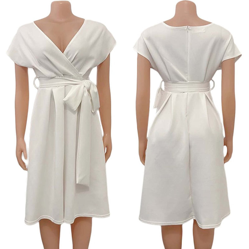 High Quality Women Dress Bow Elegant Wedding Party Dresses For Women 2023 Summer PlusSize Women Clothing S-XXXL Femme Vestidos