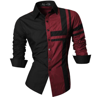 jeansian Spring Autumn Features Shirts Men Casual Shirt New Arrival Long Sleeve Casual Male Shirts Z034