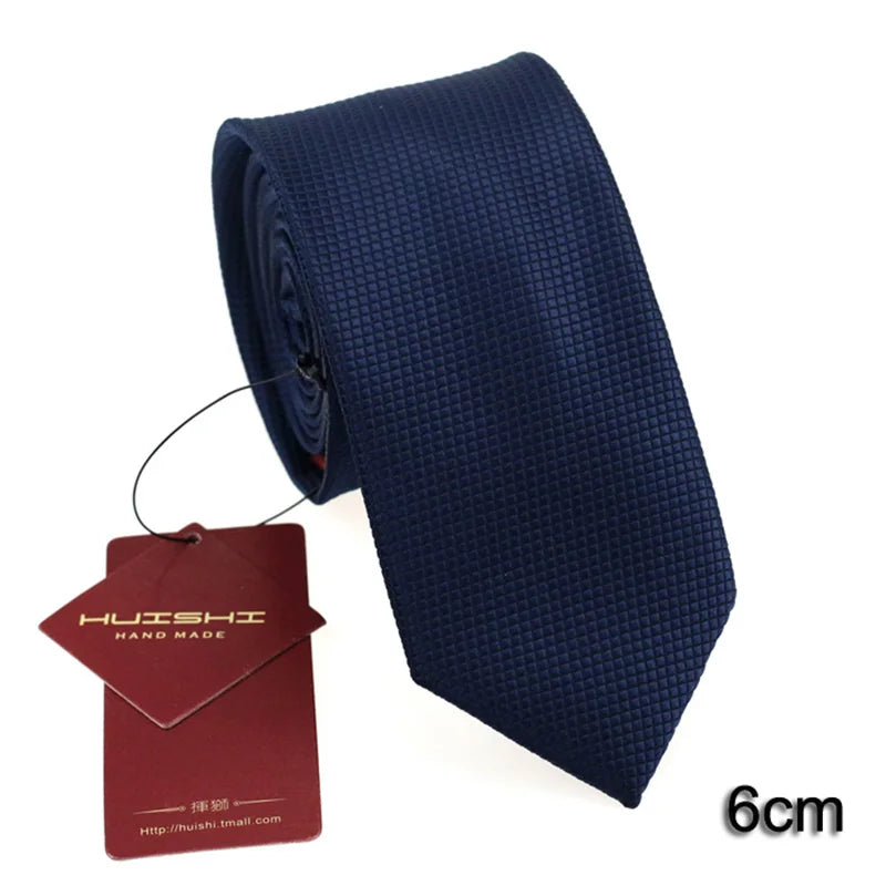 Banquet England Style Necktie Journalist Stripe Shape Waterproof Tie Men Formal Business Navy Solid Suit Evening Dress Neck Tie