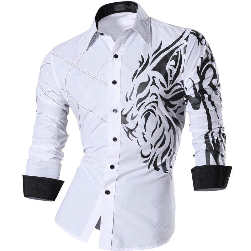 jeansian Spring Autumn Features Shirts Men Casual Shirt New Arrival Long Sleeve Casual Male Shirts Z034