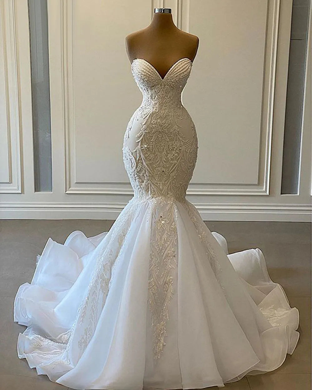 Sexy Sweetheart Mermaid African Wedding Dresses 2023 Luxury Beaded Emb Mega Mart Center Sexy Sweetheart Mermaid African Wedding Dresses 2023 Luxury Beaded Emb Mega Mart Center