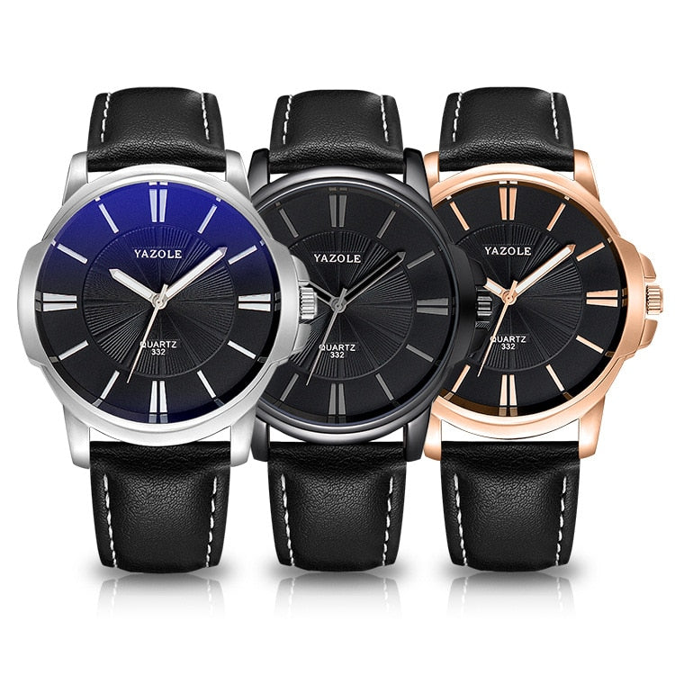 YAZOLE Business Men's Wrist Watch Men Top Brand Luxury Famous Watches For Man Quartz Wristwatch Male Clock Relogio Masculino