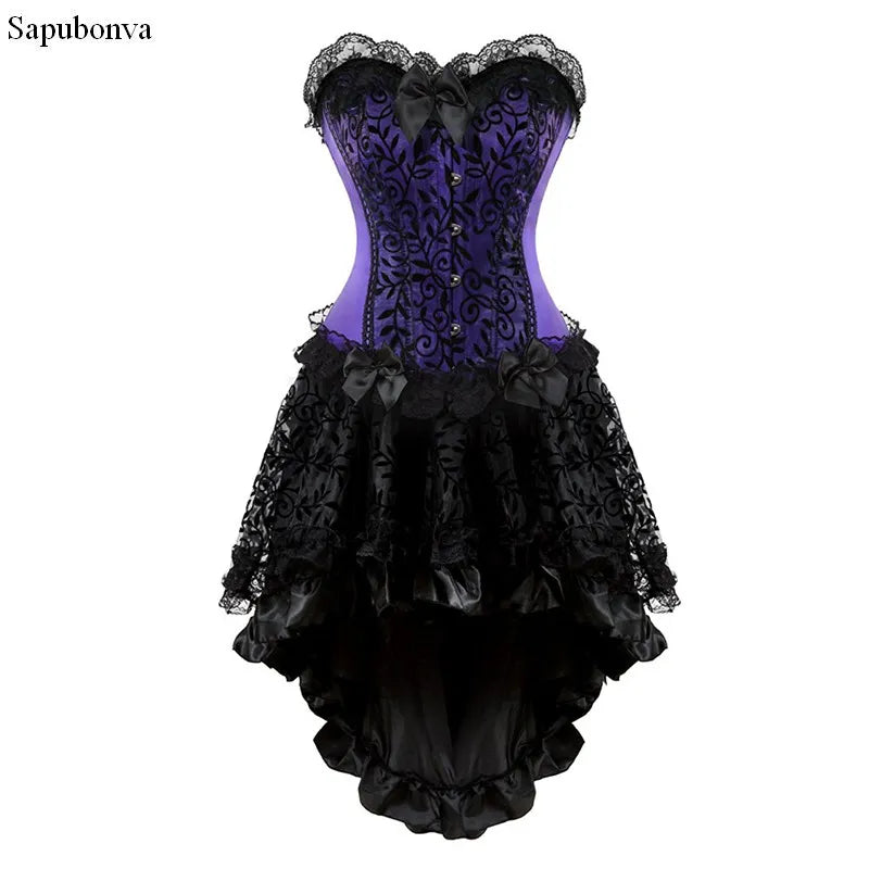 Sapubonva victorian corset dress gothic cosplay costume halter corset Mega Mart Center Sapubonva victorian corset dress gothic cosplay costume halter corset Mega Mart Center