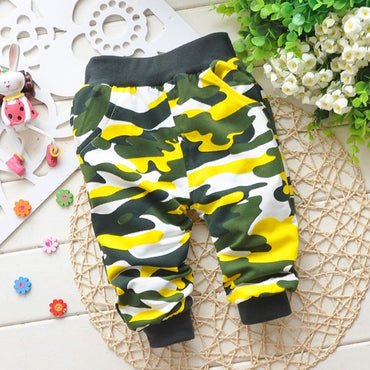 Baby Pants Spring&Autumn Lovely Cotton Camouflage Baby Boy Pants Newborn Baby Girls Pants