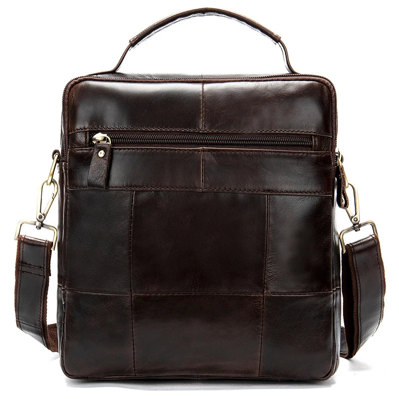 WESTAL Men's Bag Genuine Leather Designer Men's Shoulder Bags Crossbody Bags for Men Messenger Bag Men Leather Handbag Male 8870