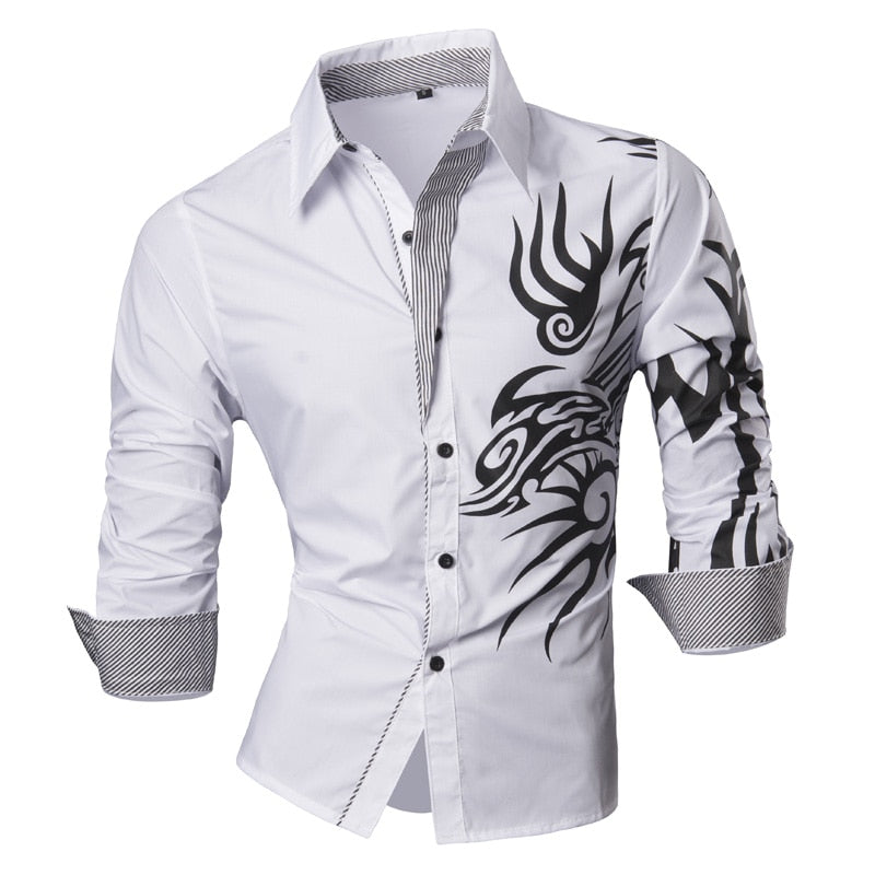 jeansian Spring Autumn Features Shirts Men Casual Jeans Shirt New Arrival Long Sleeve Casual Male Shirts Z001