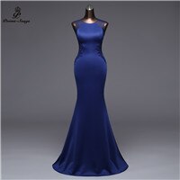 Poems Songs New Simple Mermaid Evening Dress prom gowns Formal Party dress vestido de festa Elegant Vintage robe longue