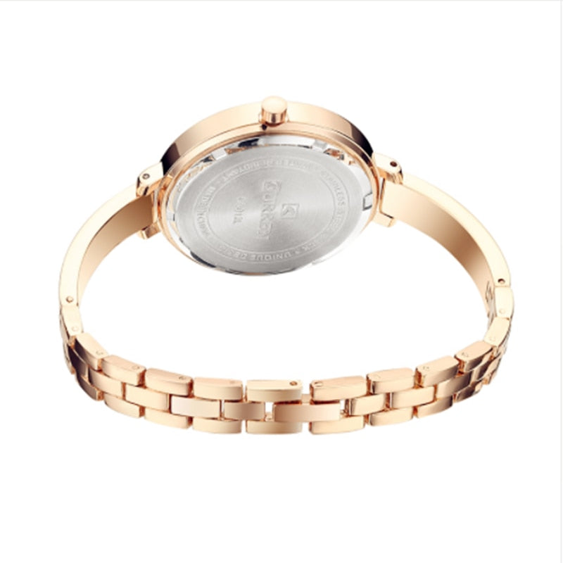 CURREN Fashion Dress Ladies Bracelet Watches Womens Quartz Stainless Steel Band Wristwatch Hot Gift Women's Watch Reloj Mujer