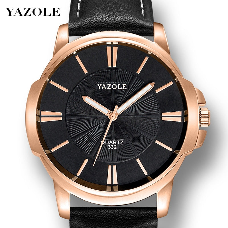 YAZOLE Business Men's Wrist Watch Men Top Brand Luxury Famous Watches For Man Quartz Wristwatch Male Clock Relogio Masculino