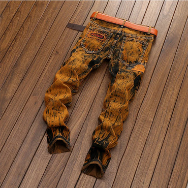 High Quality 2023 New Desing Men Jeans Straight Casual Denim Vintage Jeans Plus size 28-42