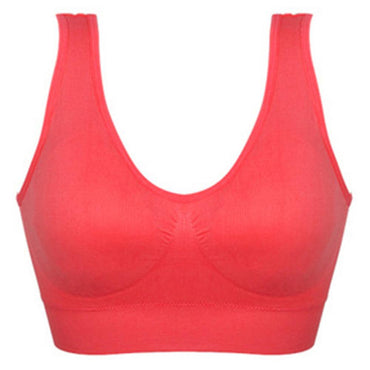 Sexy backless push up bra women big size padded bras plus size wireless brassiere comfortable seamless bra