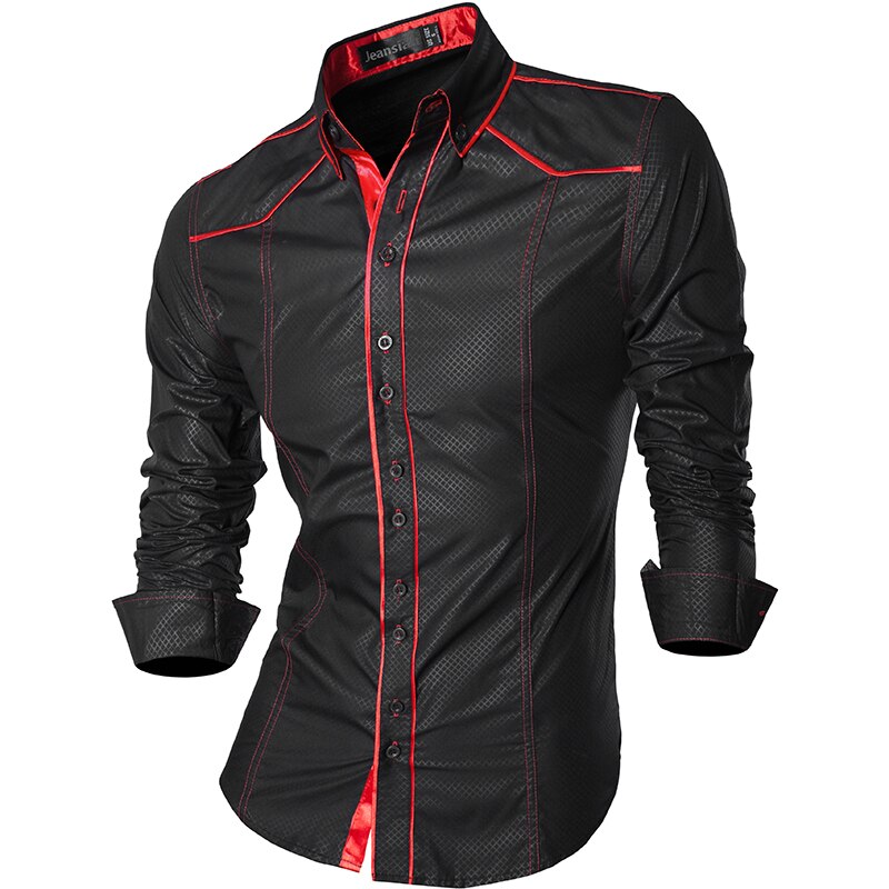 jeansian Spring Autumn Features Shirts Men Casual Shirt New Arrival Long Sleeve Casual Male Shirts Z034