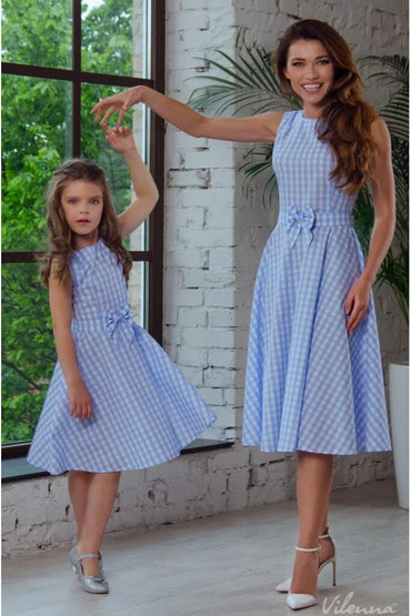 summer Mommy and me family matching mother daughter dresses clothes mom dress kids child outfits mum sister