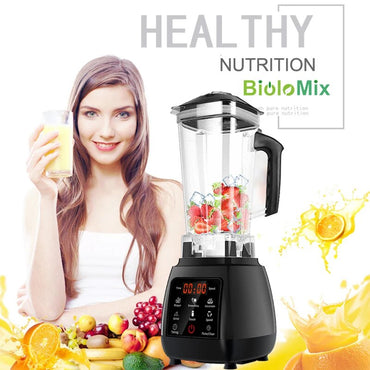 Biolomix Juicer BPA FREE High Power Digital Touchscreen Automatically Program 3HP Mixer Food Processor Smoothie Blender