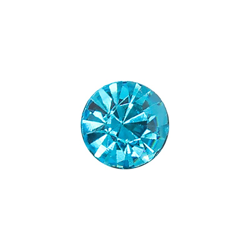 12pcs/Lot Fashion 3mm 4mm 5mm Round Glass Charms Birthstone January To December Charms Locket
