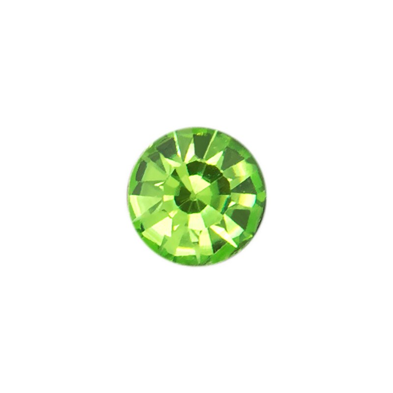 12pcs/Lot Fashion 3mm 4mm 5mm Round Glass Charms Birthstone January To December Charms Locket