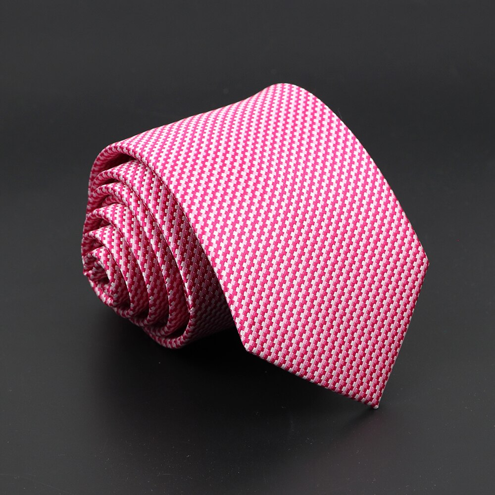 Fashion Polyester Necktie For Men Business Meeting Gravatas Homens Men's Formal 7cm Slim Striped Solid Tie Shirt Accessories Lot