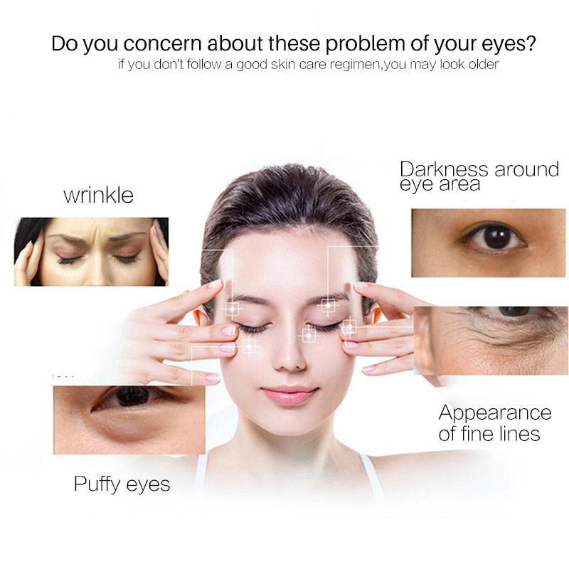 10pcs=5pair Black Collagen Eye Mask Crystal Eyelid Patch Anti Wrinkle Moisture