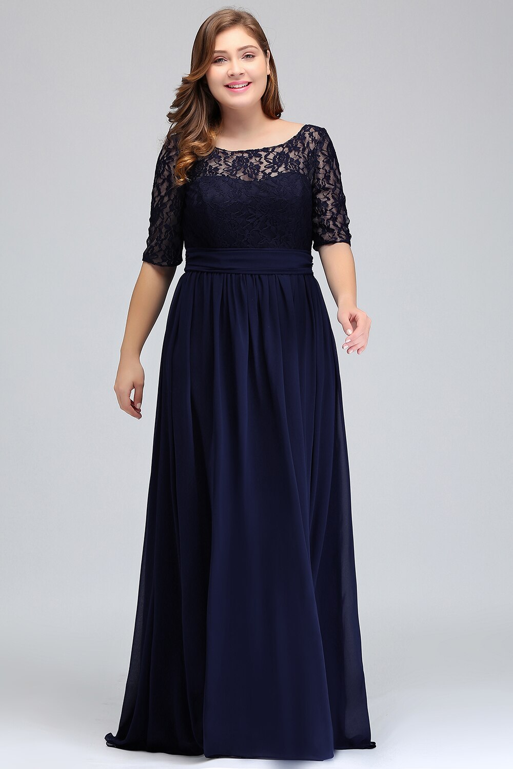 24Hours Ship New Arrivals Long Evening Dresses Chiffon Mother of the Bride Dresses with Formal Party Dress Robe De Soiree