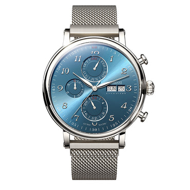 LOBINNI Luxury Mechanical Gear Watch Men gift Seagull Movement Automatic Black Self Winder Sapphire Watch Brand Men Metal Bezel