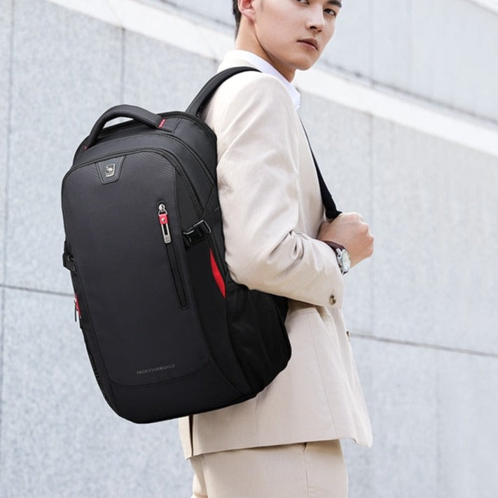 OIWAS School Bags 14 Inch Laptop Backpacks Waterproof Nylon 29L Casual Shoulder Bagpack Travel Teenage Men's Backpack Mochila
