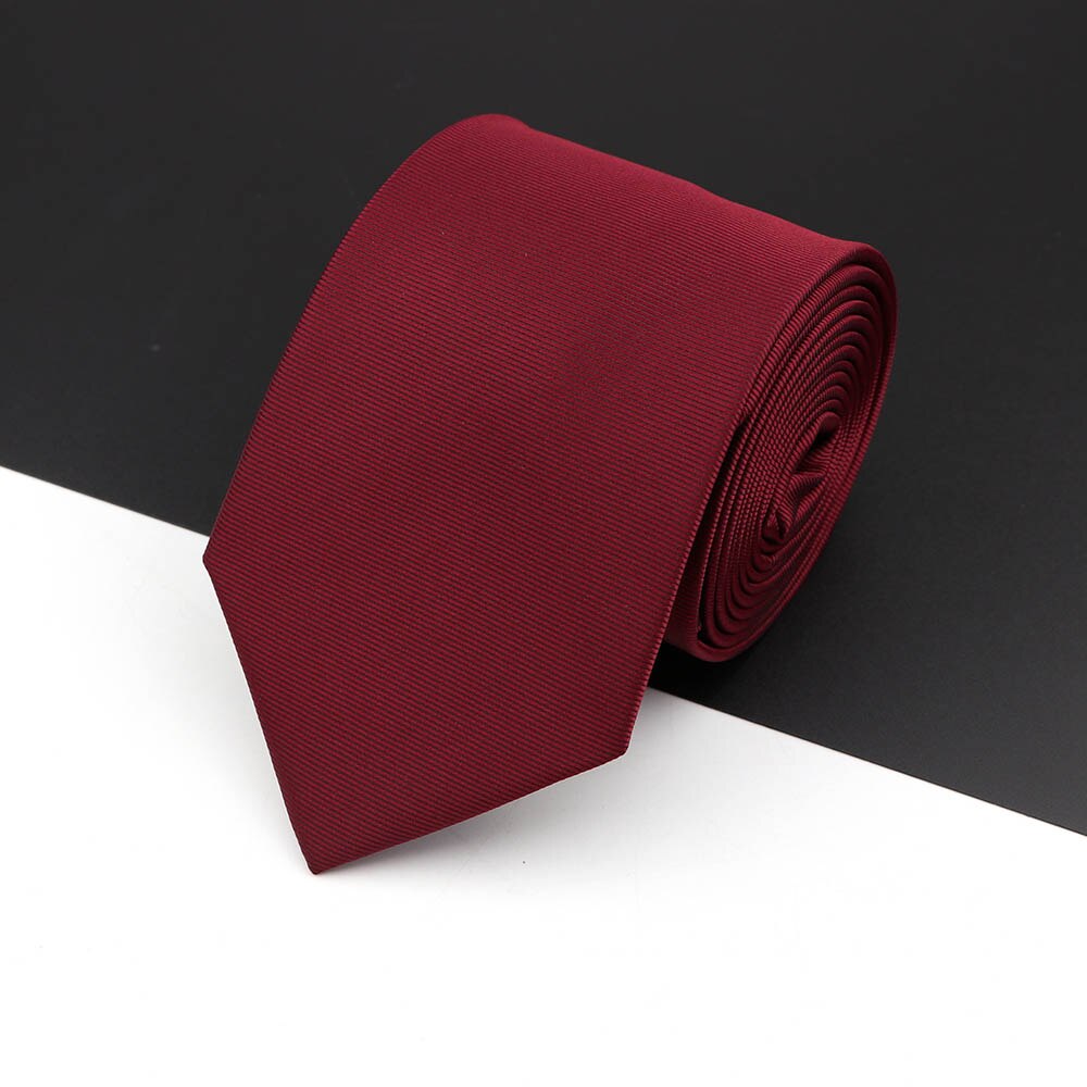 Fashion Polyester Necktie For Men Business Meeting Gravatas Homens Men's Formal 7cm Slim Striped Solid Tie Shirt Accessories Lot