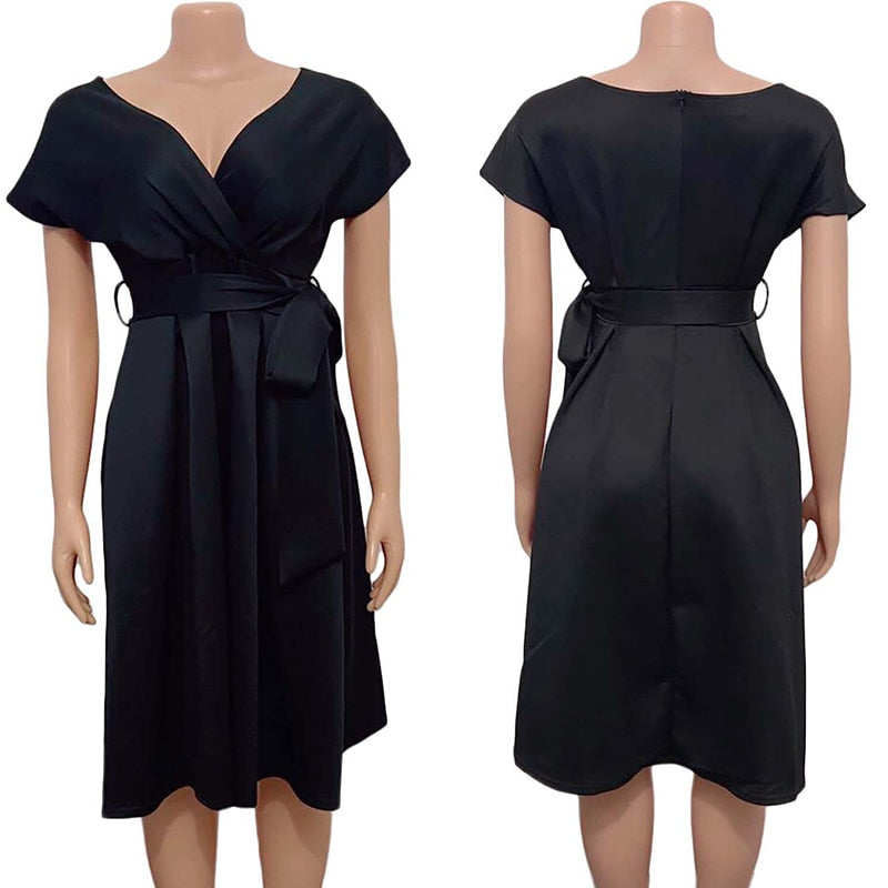 High Quality Women Dress Bow Elegant Wedding Party Dresses For Women 2023 Summer PlusSize Women Clothing S-XXXL Femme Vestidos