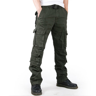 2022 Men's Cargo Pant Baggy Casual Men Tactical Pant Multi Pocket Military Overall
