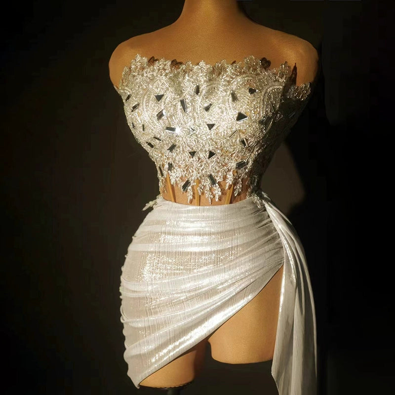 Summer New Performance Dress Nightclub Club Temperament Slim dress Music Festival Model Catwalk Banquet Party Watch