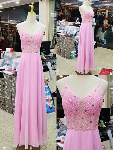 2 Chiffon Hand-Stitched Super Fairy Fluttering Nightclub Bar KTV Model Catwalk Evening Dress Covering Belly Thin Pink